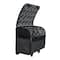 Everything Mary Collapsible Black Pin Dot Rolling Sewing Machine Tote
